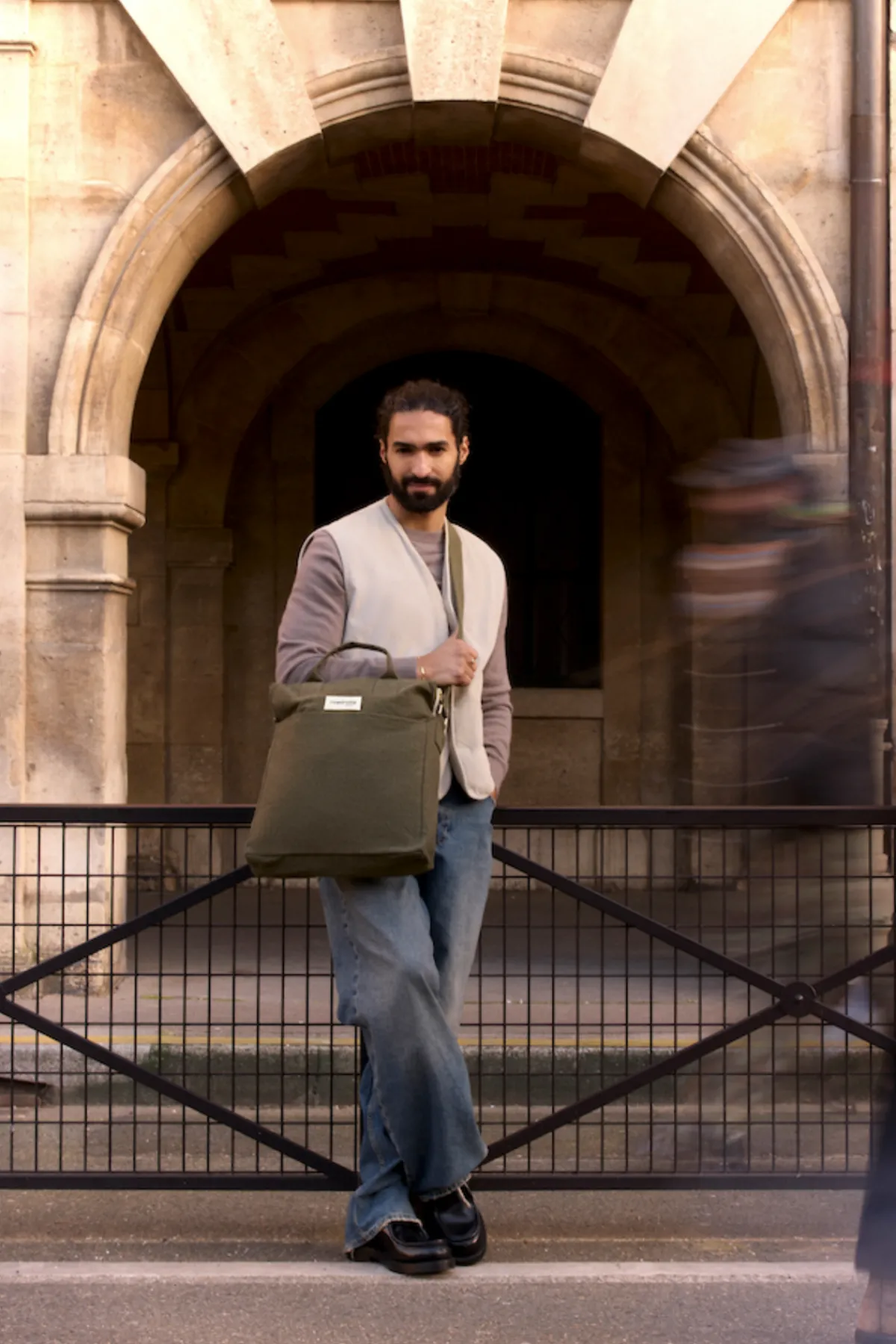 Hot Rivedroite Paris Achillelecitybag CotonrecycléKaki