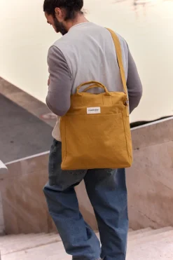 Clearance Rivedroite Paris Achillelecitybag CotonrecycléMoutarde