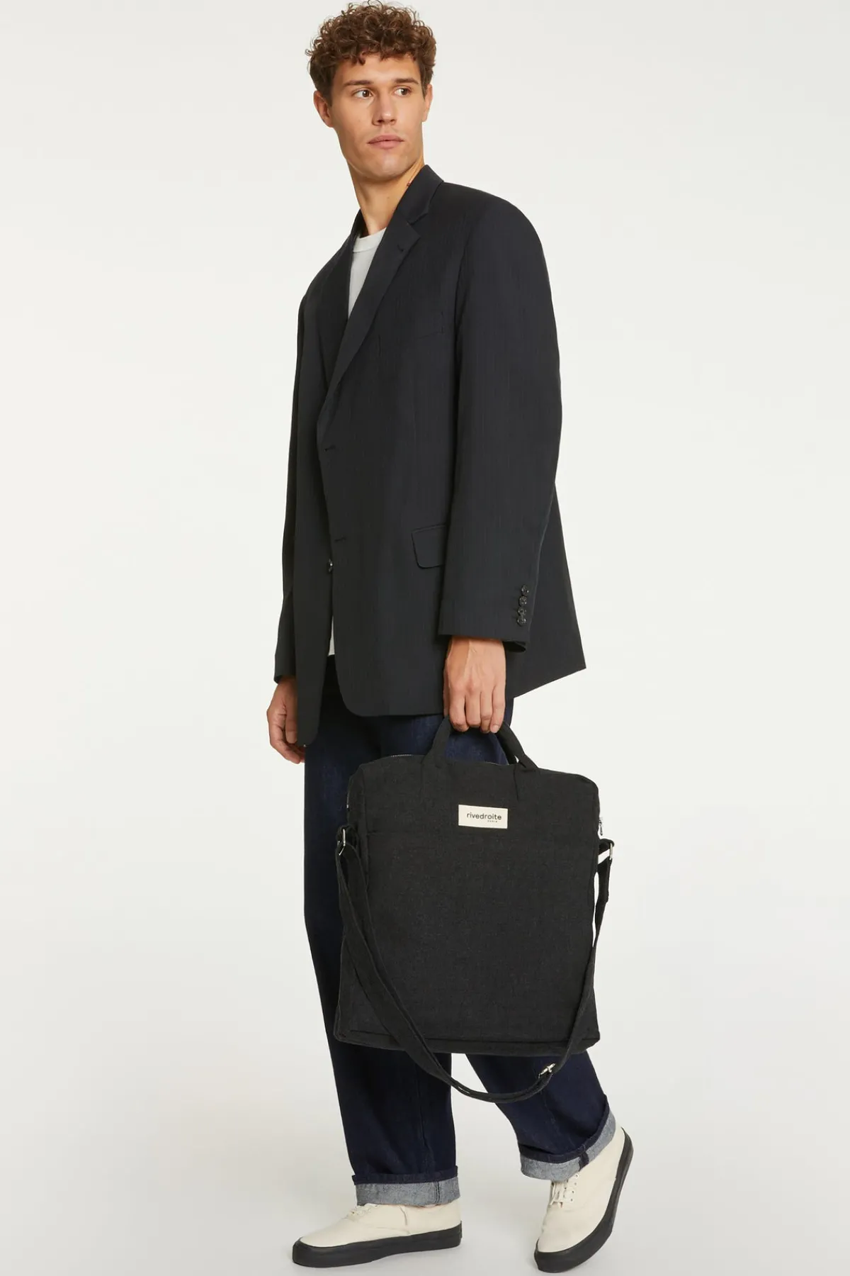 Fashion Rivedroite Paris Achillelecitybag CotonrecycléNoir