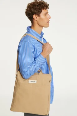 Online Rivedroite Paris Achillelecitybag CotonrecycléBeigeSable