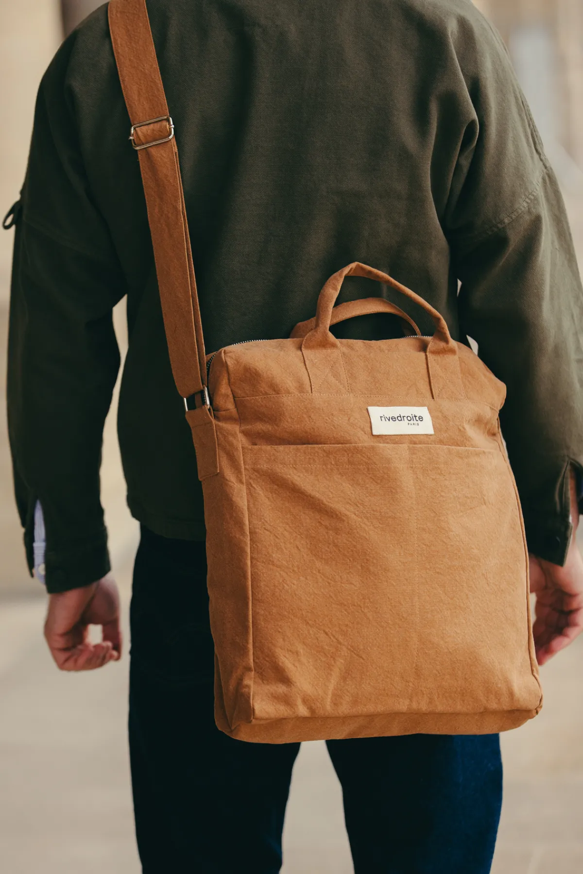 Best Rivedroite Paris Achillelenouveaucitybag CotonrecycléCamel