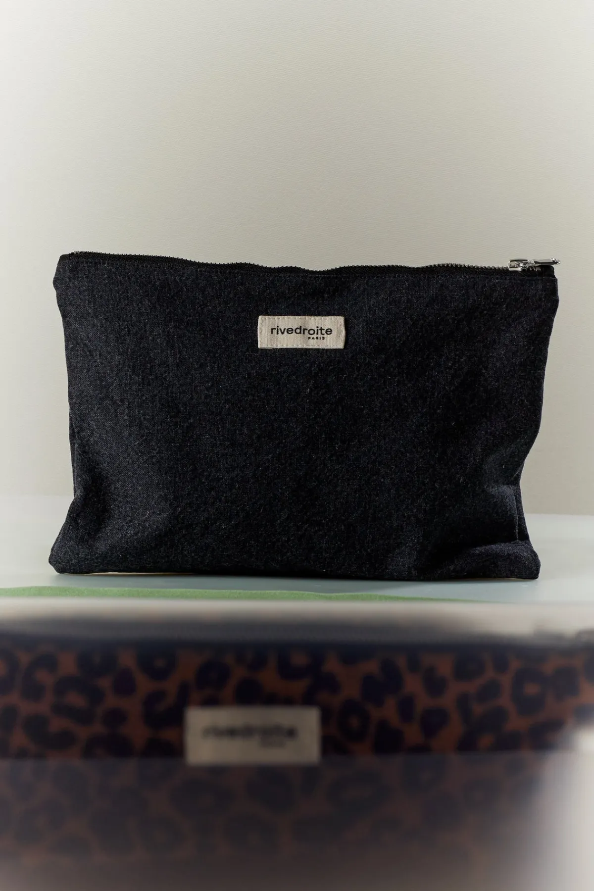 Cheap Rivedroite Paris BarbetteMediumlapochette Cotonrecyclénoir