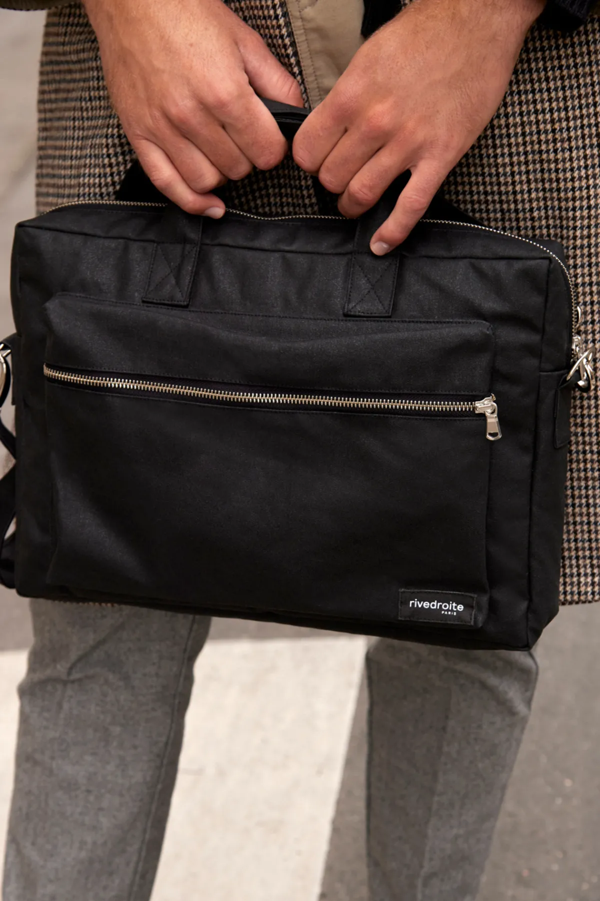 Discount Rivedroite Paris Chaptalleportedocuments CotonrecycléNoir