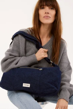 Best Sale Rivedroite Paris CharlotlesacCrossbody DenimBrutUpcyclé