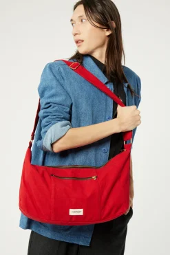 Shop Rivedroite Paris CharlotlesacCrossbody CotonrecycléRougeVibrant