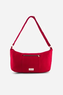 Shop Rivedroite Paris CharlotlesacCrossbody CotonrecycléRougeVibrant