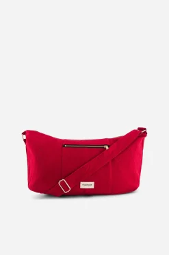 Shop Rivedroite Paris CharlotlesacCrossbody CotonrecycléRougeVibrant