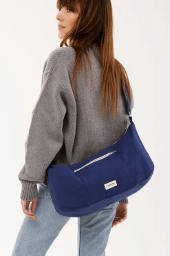 Store Rivedroite Paris CharlotlesacCrossbody CotonrecycléBleuNuit