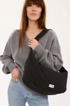 Flash Sale Rivedroite Paris CharlotlesacCrossbody CotonrecycléNoir