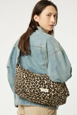 Sale Rivedroite Paris CharlotlesacCrossbody CotonrecycléLéopardBeige