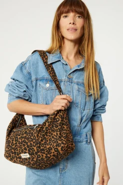 Shop Rivedroite Paris CharlotlesacCrossbody CotonrecycléLéopard