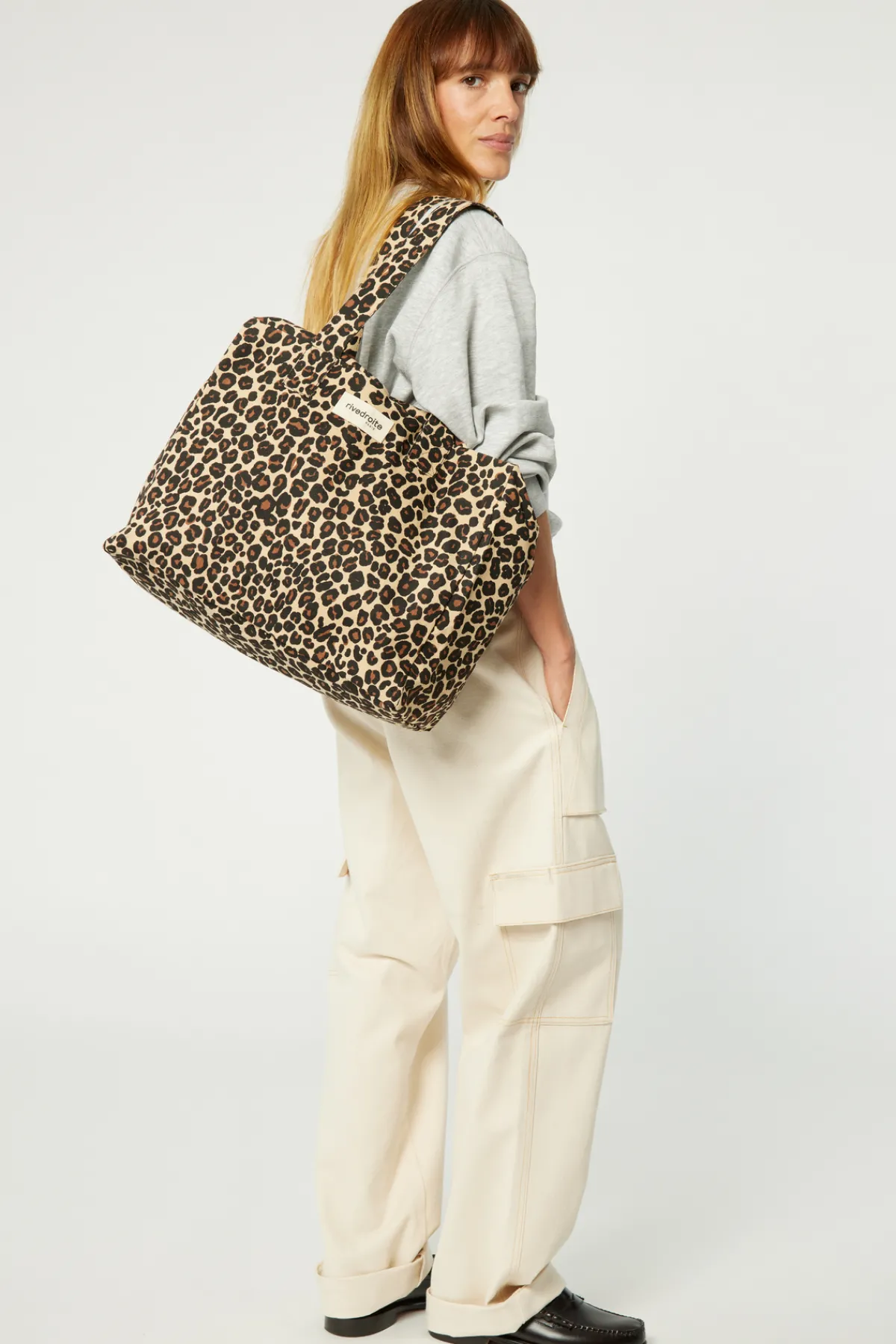 New Rivedroite Paris Célestinslesac24heures CotonrecycléLéopardBeige