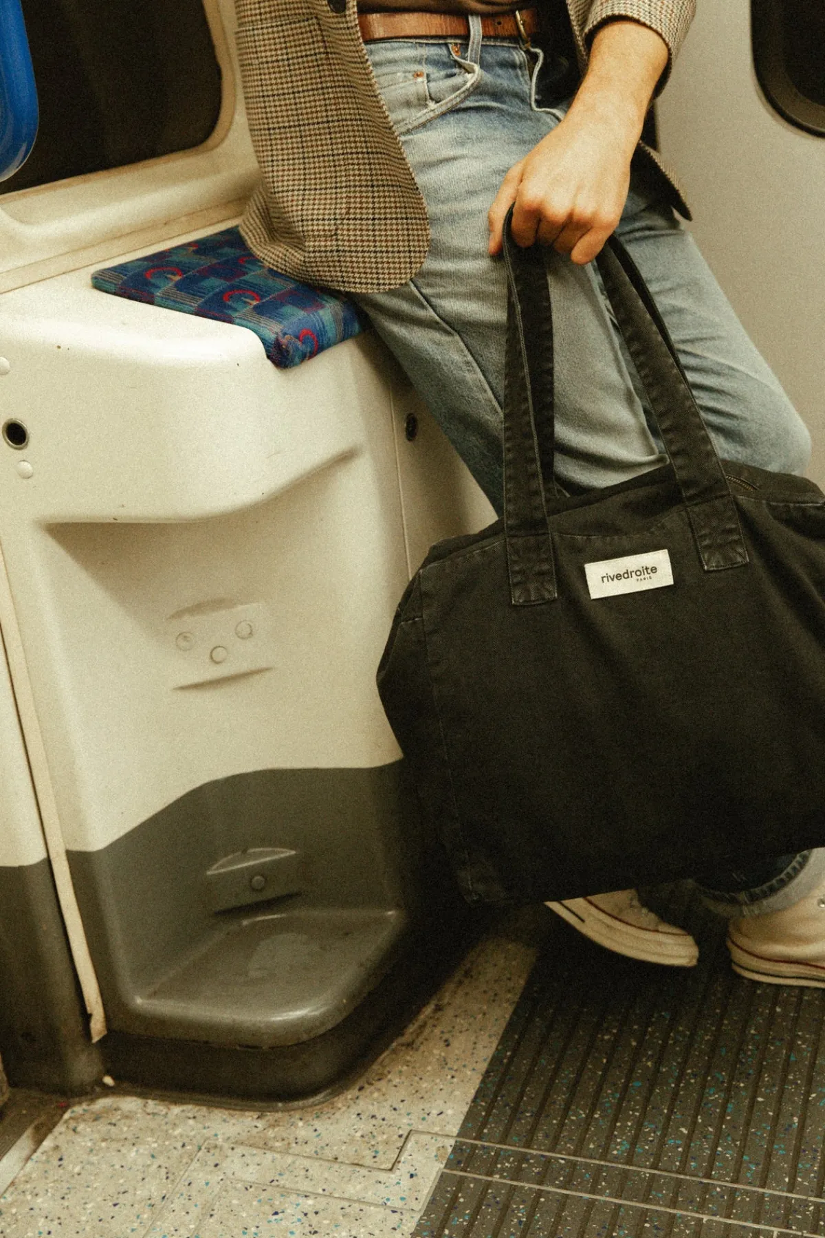 Cheap Rivedroite Paris Célestinslesac24heures CotonupcycléSmokeyBlack