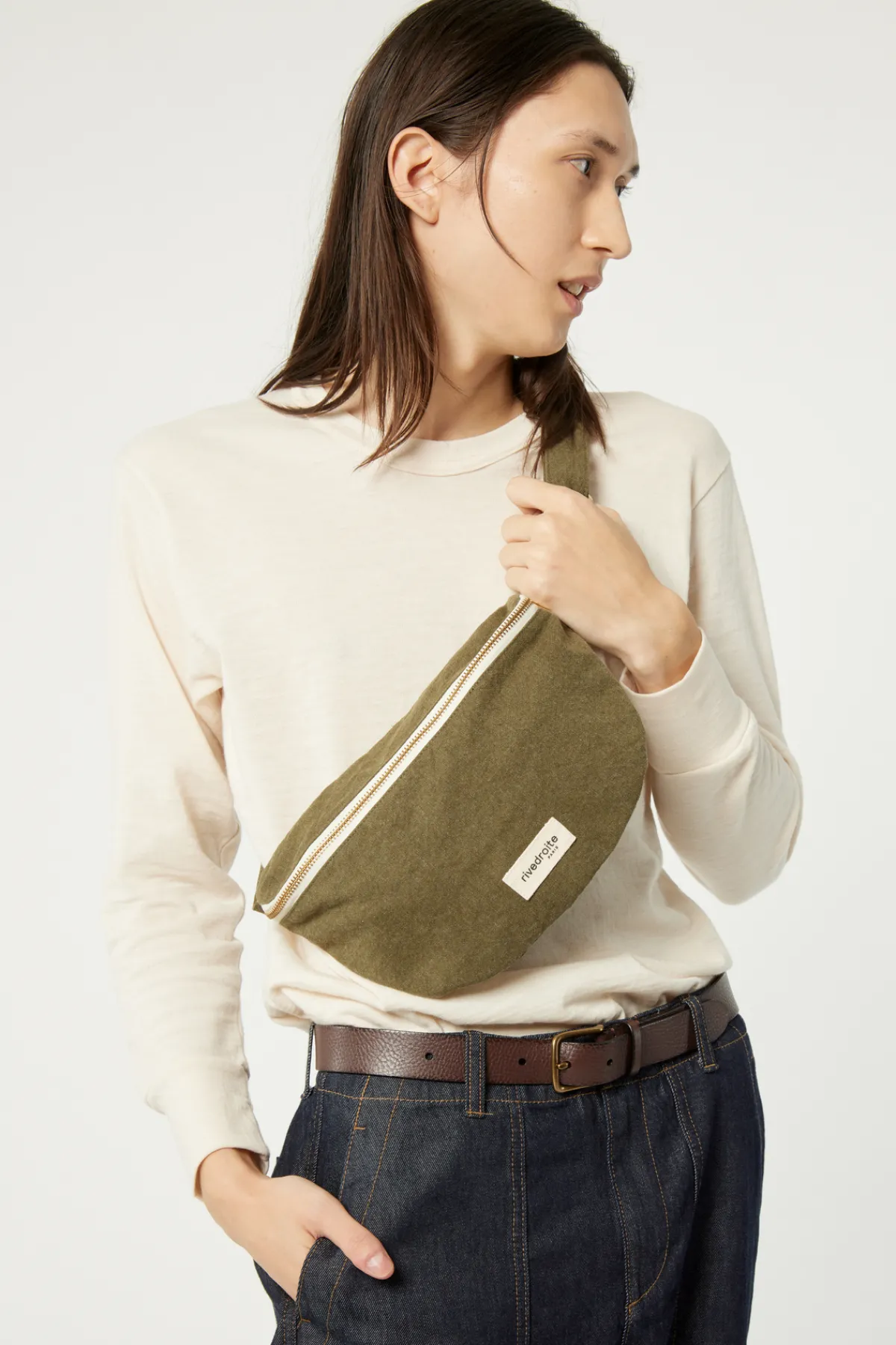 Cheap Rivedroite Paris Custinelesacbanane CotonrecycléKaki