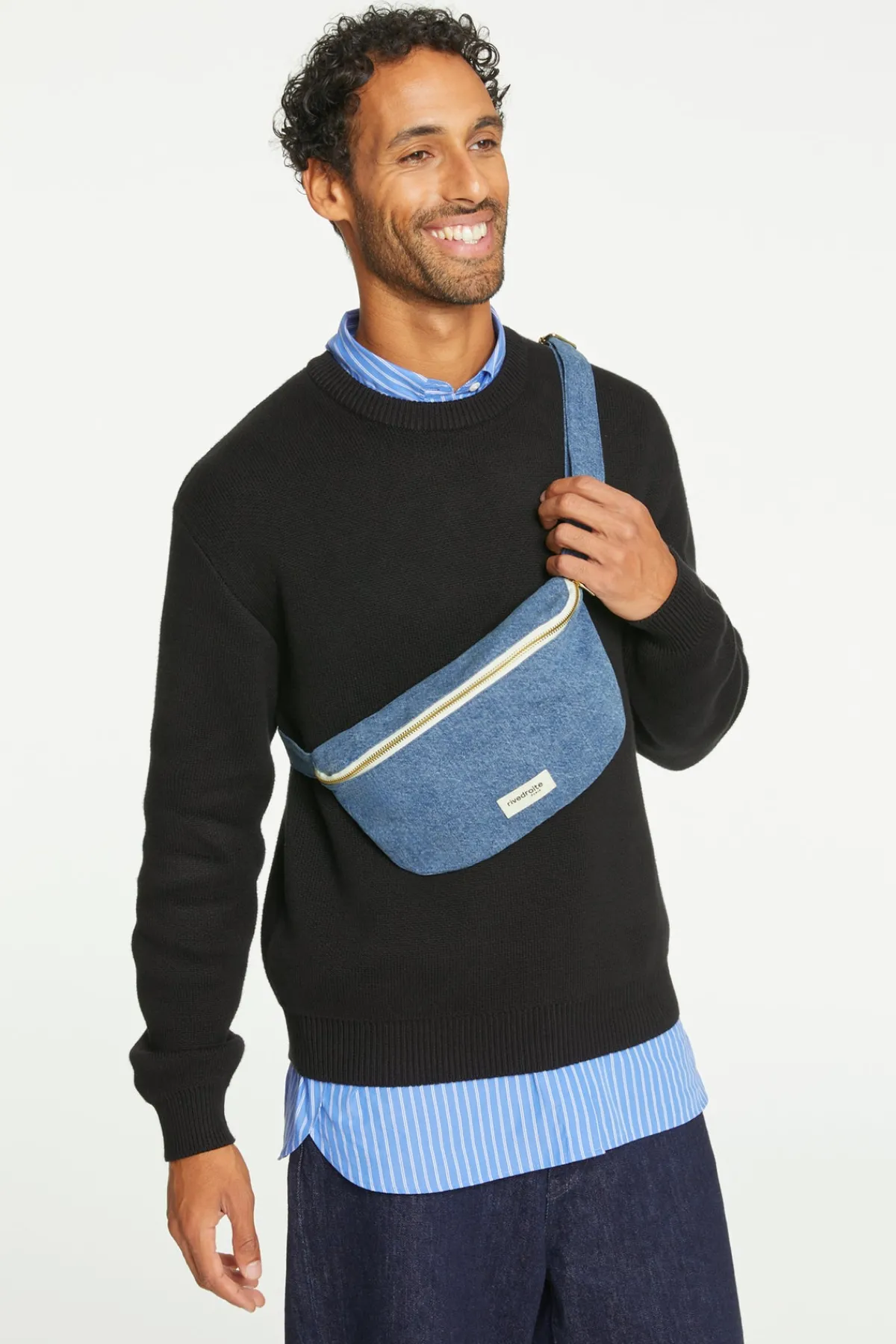 Store Rivedroite Paris Custinelesacbanane DenimClairUpcyclé