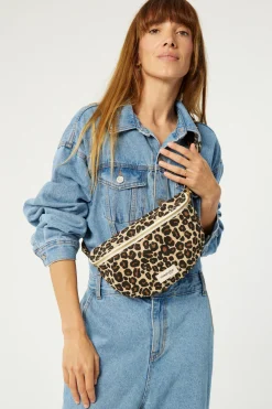 Discount Rivedroite Paris Custinelesacbanane CotonrecycléLéopardBeige