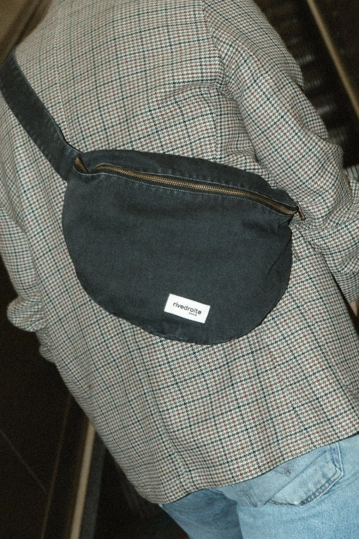 Outlet Rivedroite Paris CustineXLlesacbanane CotonupcycléSmokeyBlack