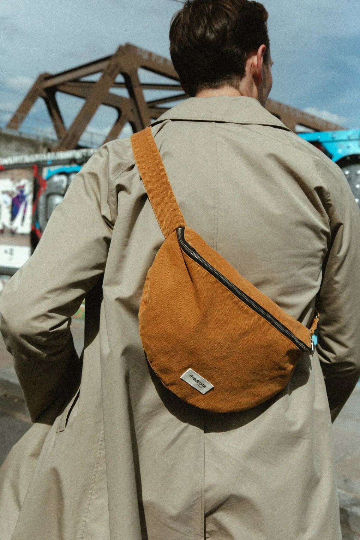 Outlet Rivedroite Paris CustineXLlesacbanane CotonupcycléBrownLeaf