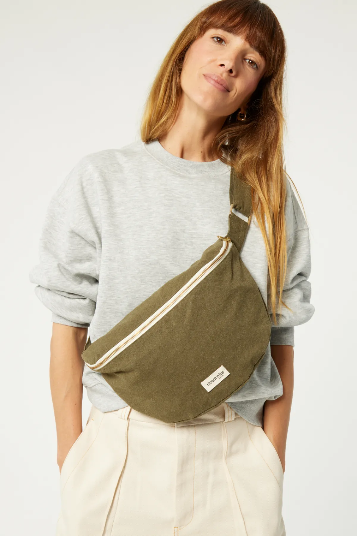 Cheap Rivedroite Paris CustineXLlesacbanane CotonrecycléKaki