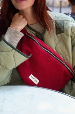 Clearance Rivedroite Paris CustineXLlesacbanane CotonrecycléRougeVibrant