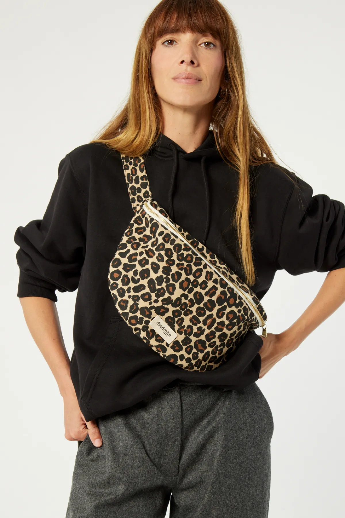 Cheap Rivedroite Paris CustineXLlesacbanane CotonrecycléLéopardBeige