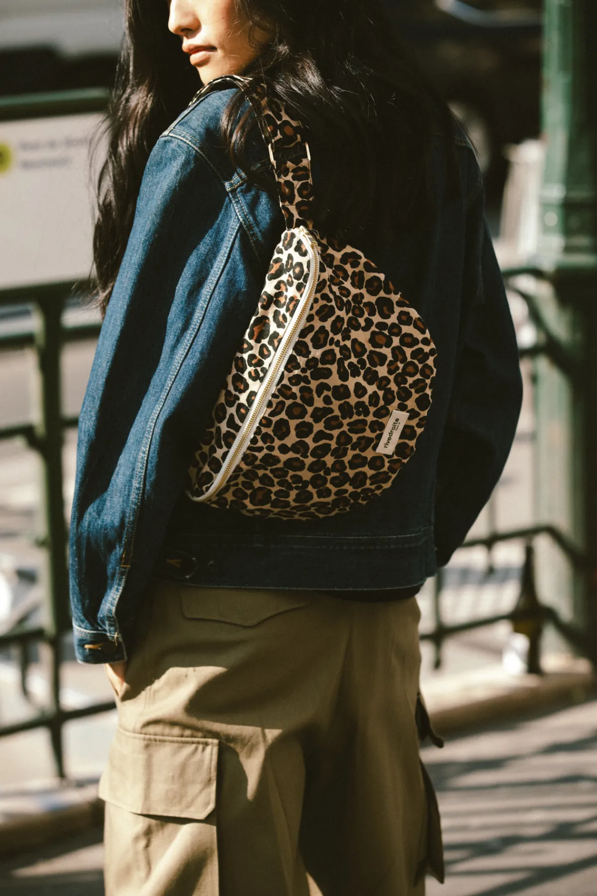 Cheap Rivedroite Paris CustineXLlesacbanane CotonrecycléLéopardBeige