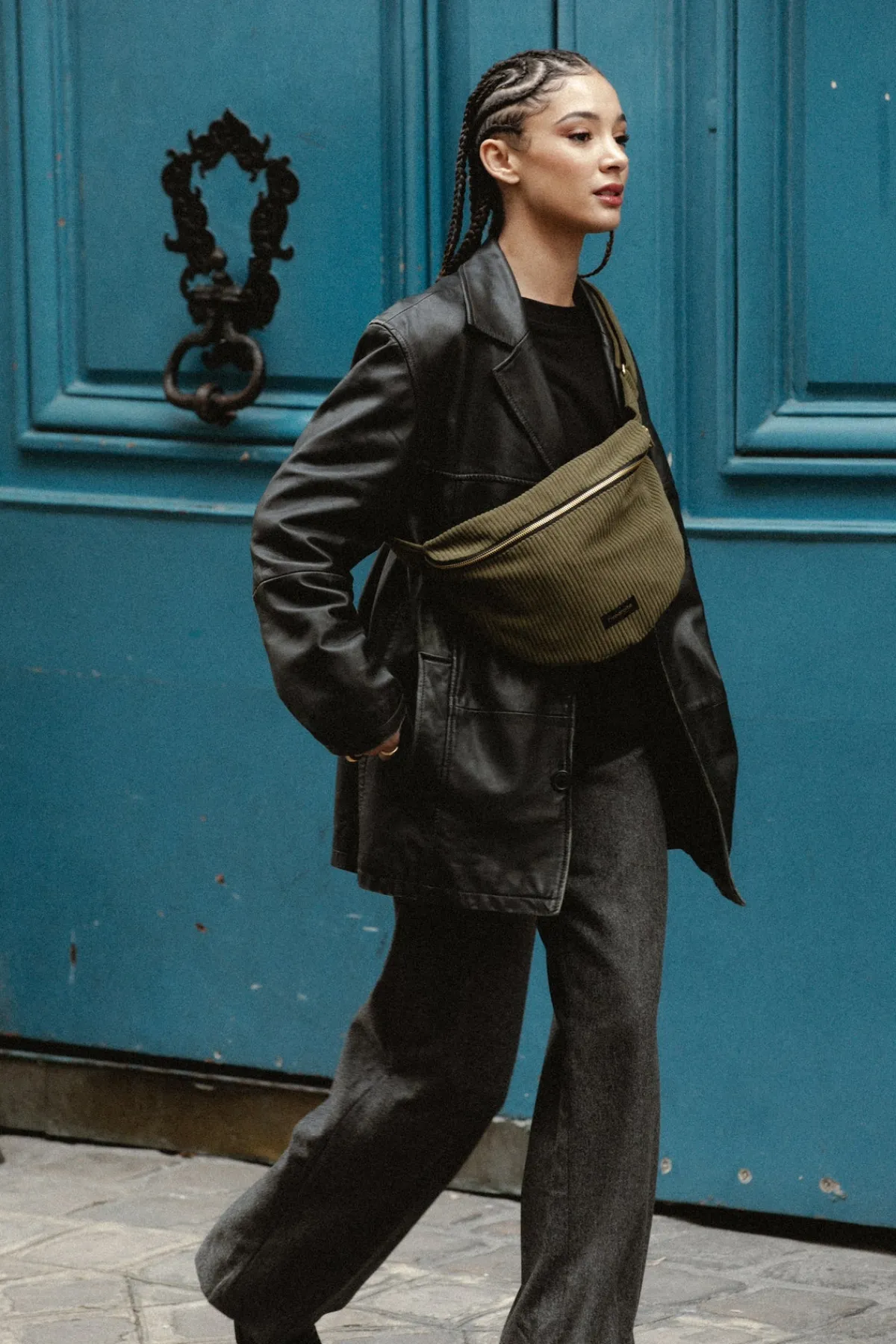 Store Rivedroite Paris CustineXLVelvetNoël VeloursUpcycléKaki