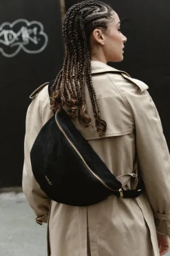 New Rivedroite Paris CustineXLVelvetNoël24 VeloursUpcycléNoir