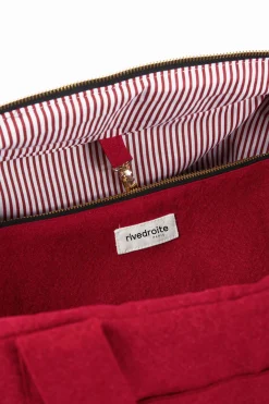 Clearance Rivedroite Paris Darcyl'antisacàlanger CotonrecycléRougeVibrant