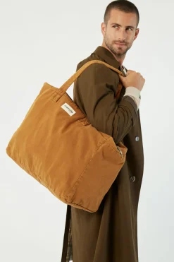 Fashion Rivedroite Paris Elzévirlegrandsacdeweek-end CotonupcycléBrownLeaf