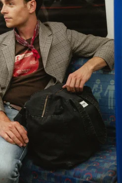 Outlet Rivedroite Paris Elzévirlegrandsacdeweek-end CotonupcycléSmokeyBlack