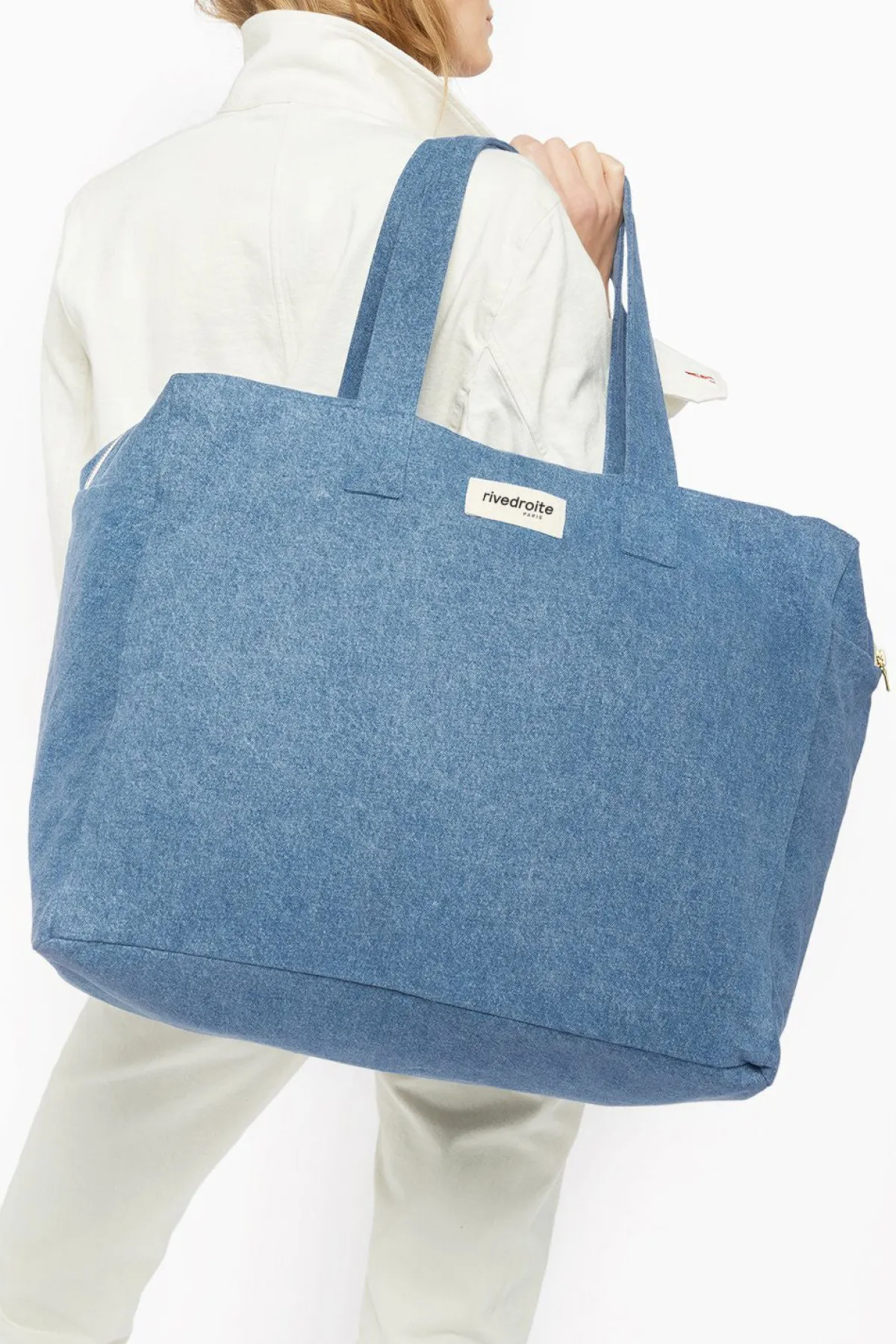 Shop Rivedroite Paris Elzévirlegrandsacweekend DenimClairUpcyclé