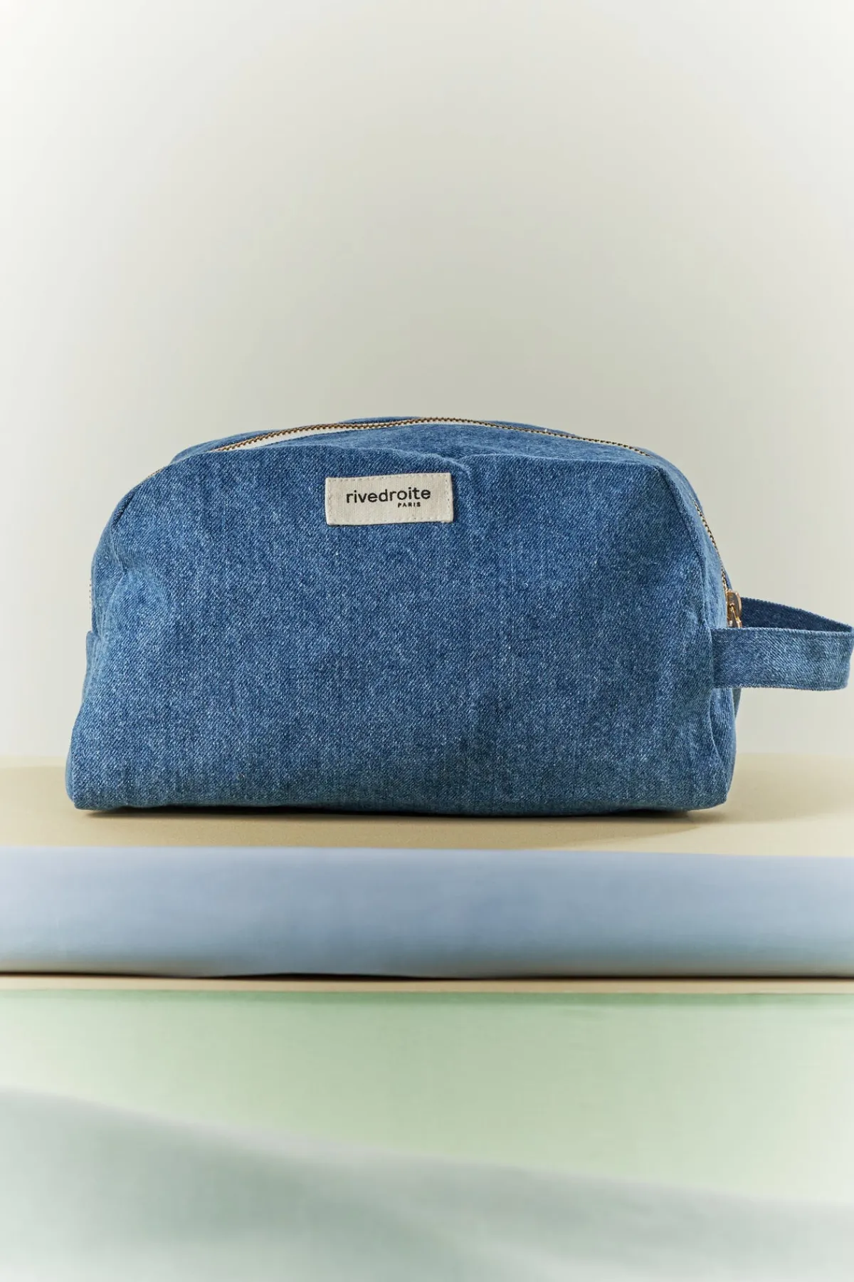 Shop Rivedroite Paris Hermellatroussedetoilette DenimClairUpcyclé