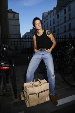 Online Rivedroite Paris Klausleweekender CotonrecycléciréBeige