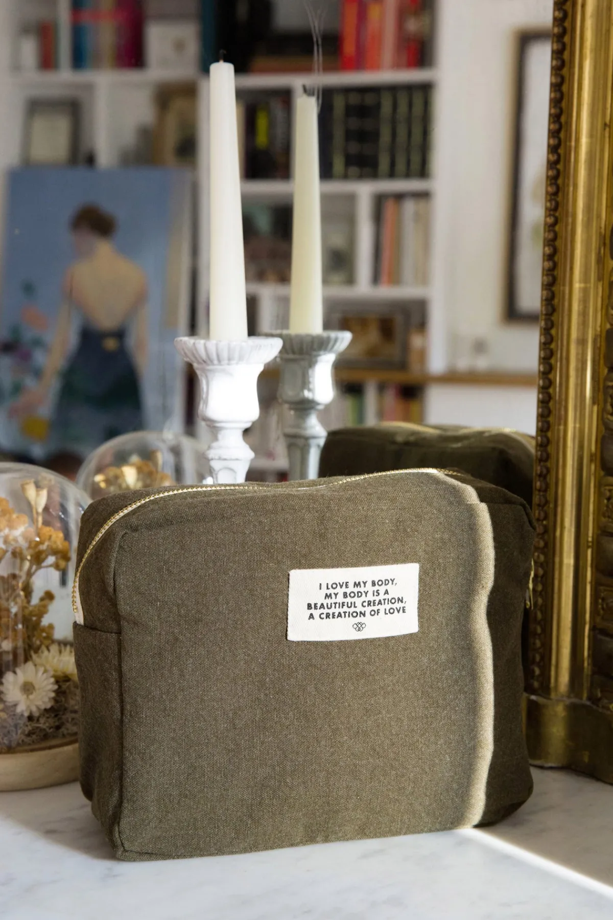 Fashion Rivedroite Paris LapochetteencollaborationavecLiliBarbery CotonrecycléKaki