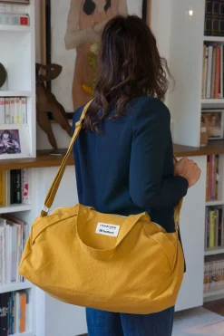 Clearance Rivedroite Paris LepetitsacdeyogaencollaborationavecLiliBarbery CotonrecycléJauneAmbré