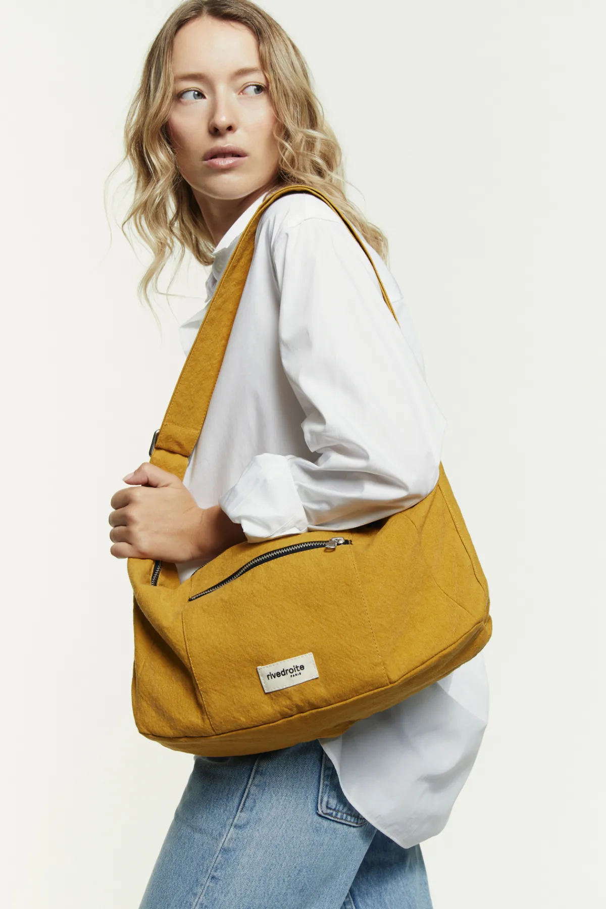 Best Rivedroite Paris MiniCharlotlesacCrossbody CotonRecycléMoutarde