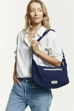 Clearance Rivedroite Paris MiniCharlotlesacCrossbody CotonRecycléBleuNuit