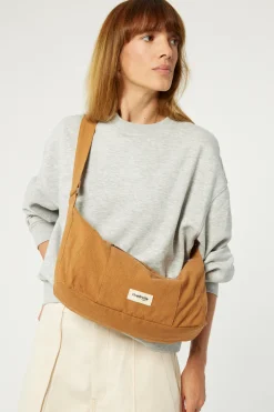 Cheap Rivedroite Paris MiniCharlotlesacCrossbody CotonRecycléCamel