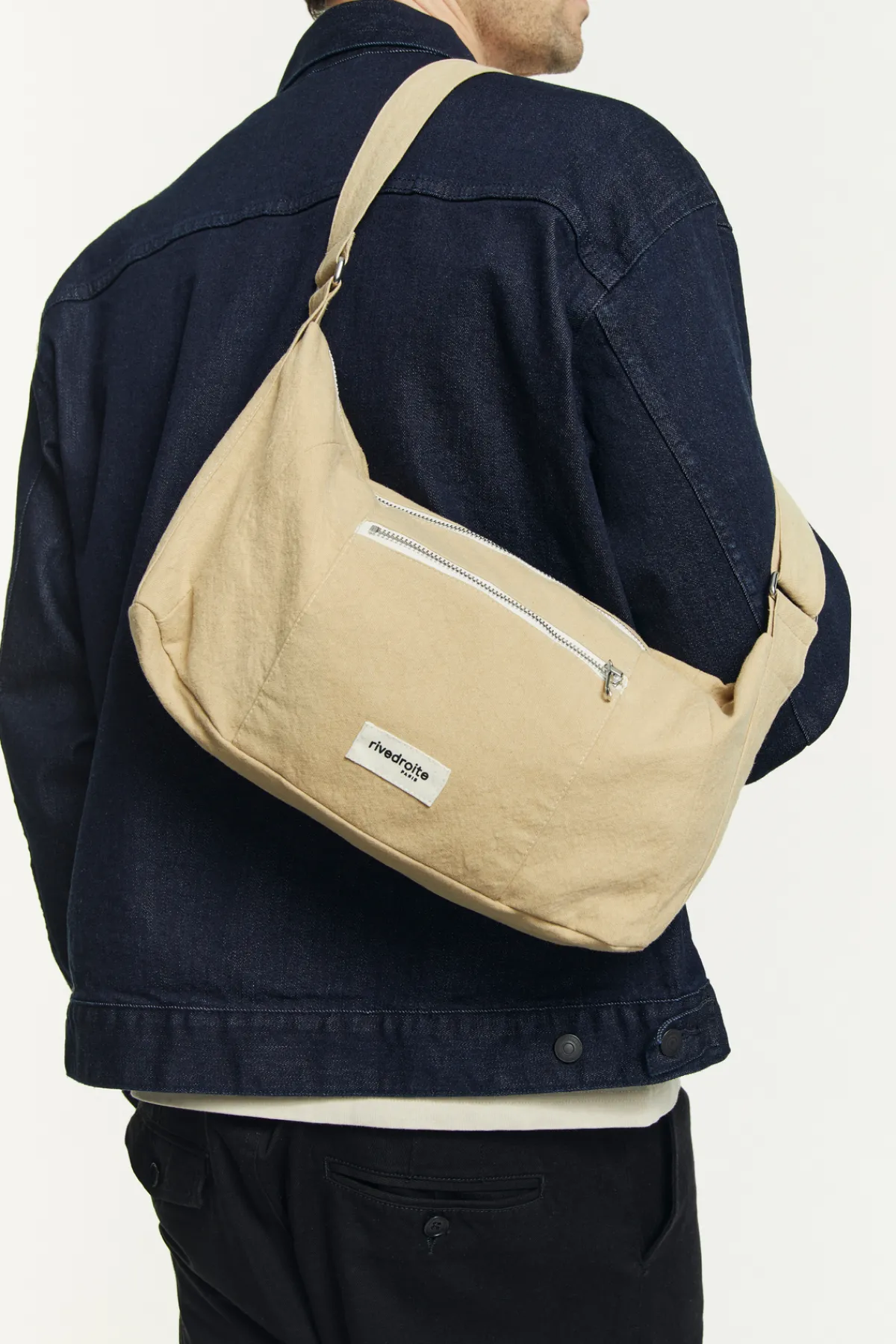 Cheap Rivedroite Paris MiniCharlotlesacCrossbody CotonRecycléBeige