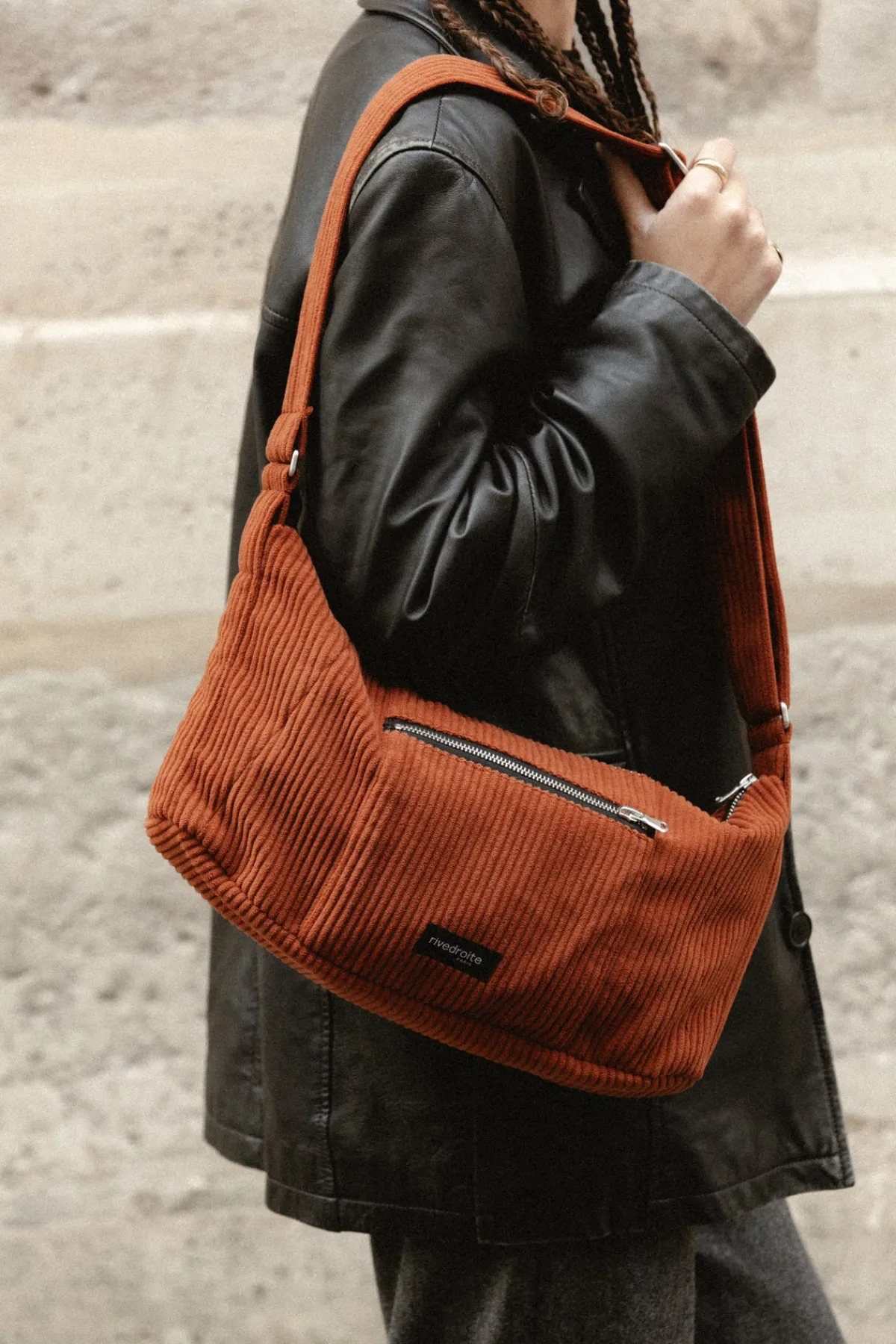 New Rivedroite Paris MiniCharlotVelvetNoël24 VeloursUpcycléBrun