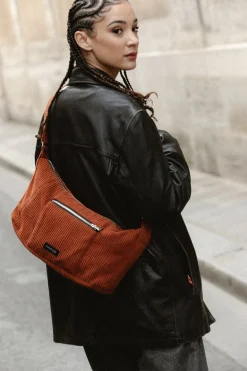 New Rivedroite Paris MiniCharlotVelvetNoël24 VeloursUpcycléBrun