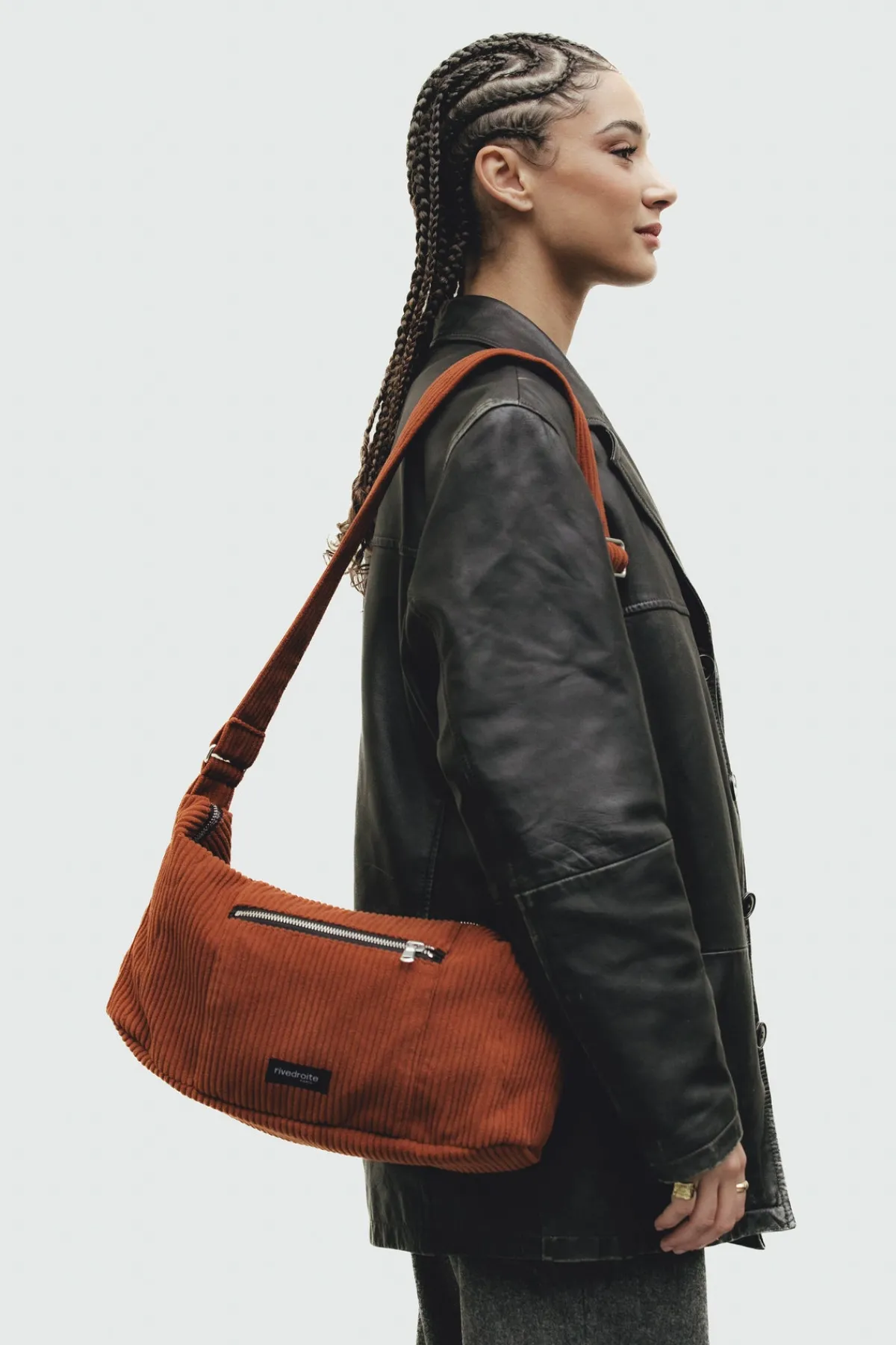 New Rivedroite Paris MiniCharlotVelvetNoël24 VeloursUpcycléBrun