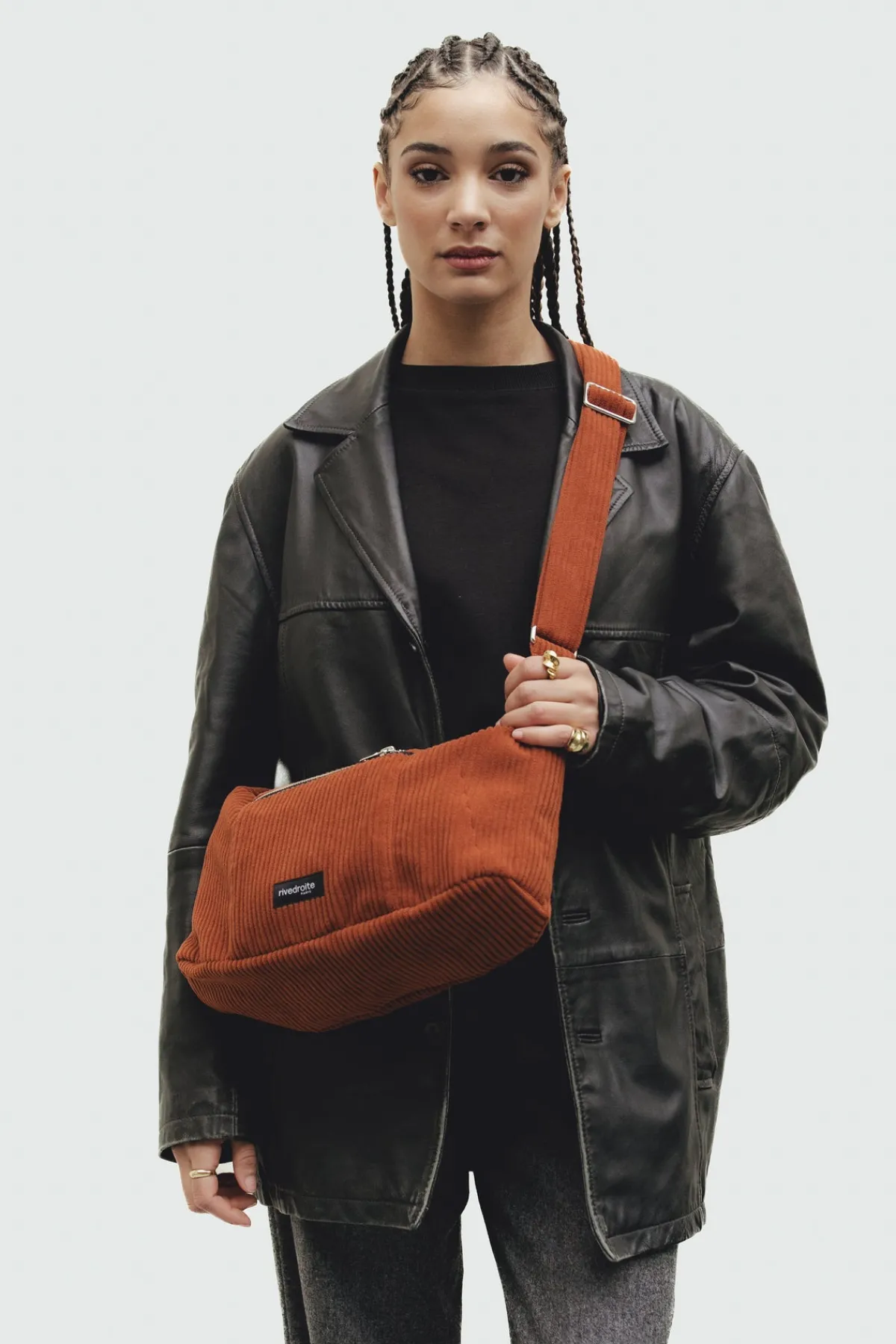 New Rivedroite Paris MiniCharlotVelvetNoël24 VeloursUpcycléBrun