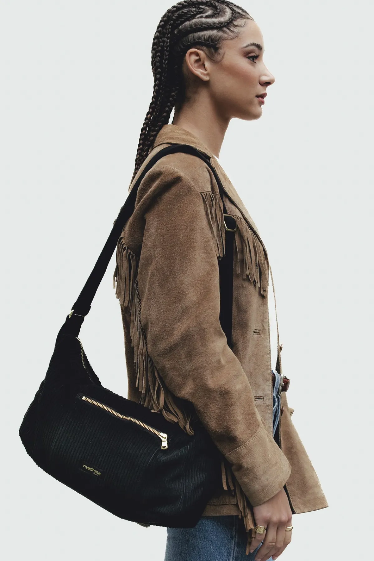 Shop Rivedroite Paris MiniCharlotVelvetNoël24 VeloursUpcycléNoir