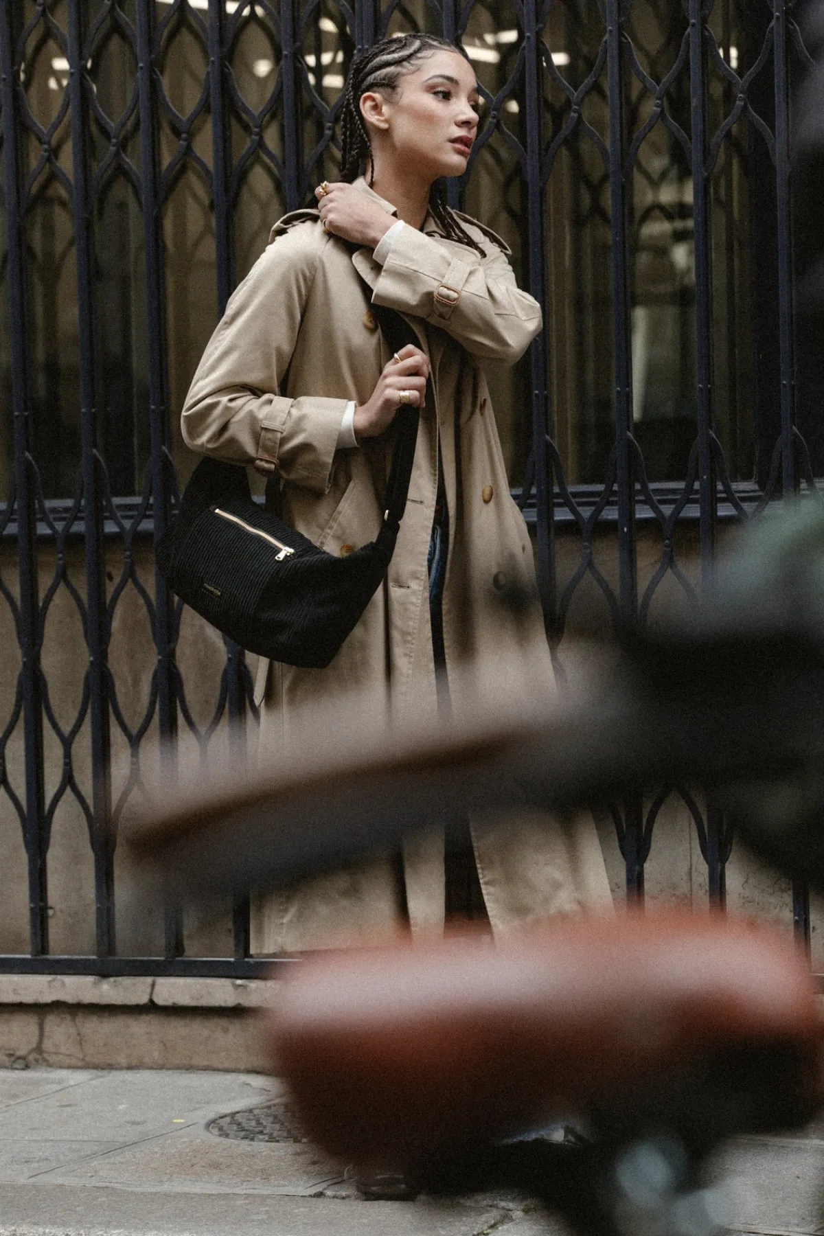 Shop Rivedroite Paris MiniCharlotVelvetNoël24 VeloursUpcycléNoir