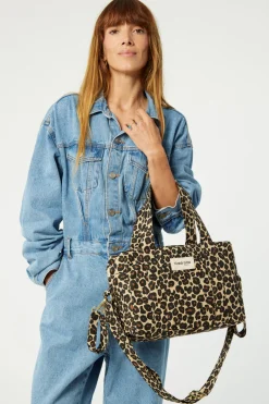 Flash Sale Rivedroite Paris MiniDarcyl'anti-sacàlanger CotonrecycléLéopardBeige