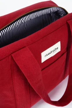 Fashion Rivedroite Paris MiniDarcyl'anti-sacàlanger CotonrecycléRougeVibrant