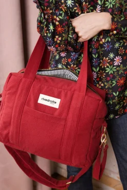Fashion Rivedroite Paris MiniDarcyl'anti-sacàlanger CotonrecycléRougeVibrant