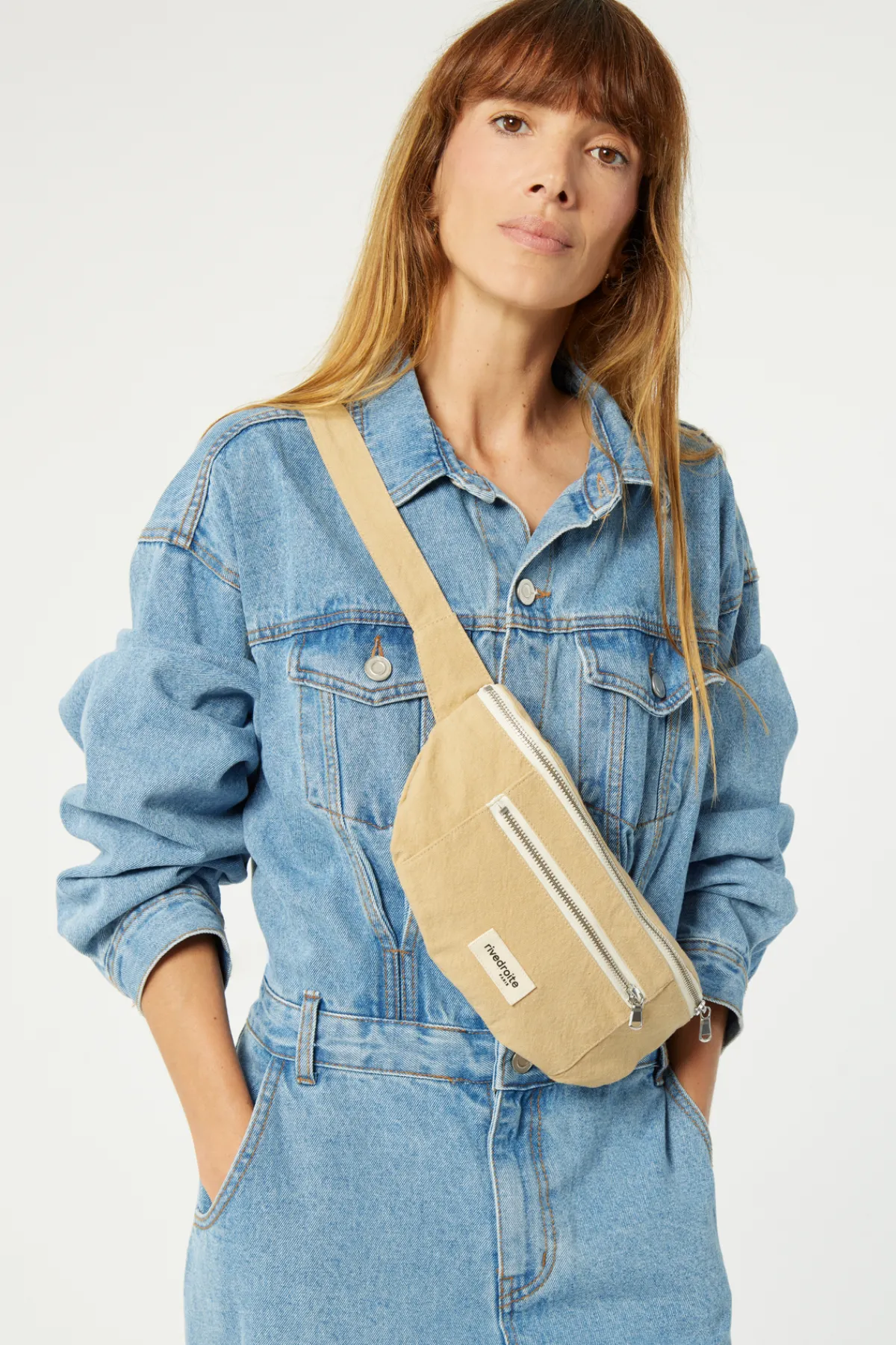 Fashion Rivedroite Paris Orsellesacbanane CotonrecycléBeigeSable
